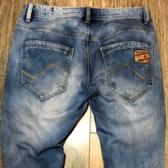 Medium Mens RYUJEE Japan Sweat Jeans - Picture 9 of 15